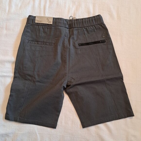 Zara boys size 9/10 or 140 dark gray elastic waisted shorts, NEW - Picture 4 of 5